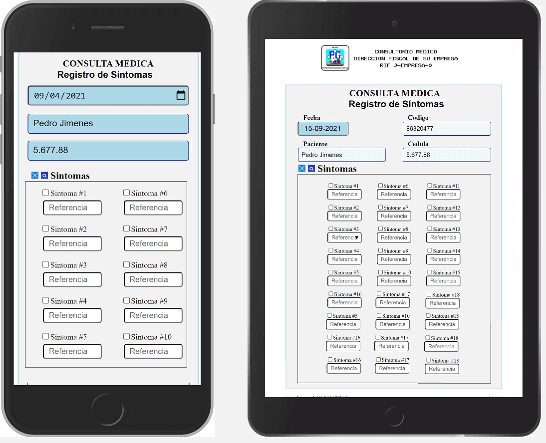 Formato para registro de consultas