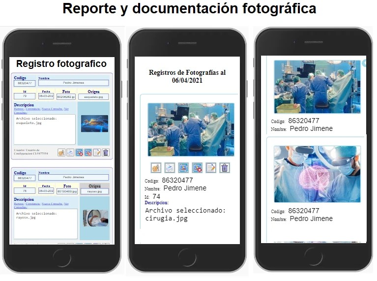 Consulta y agrega fotografías al reporte