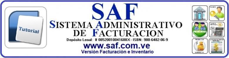 SAF Manual de Usuario