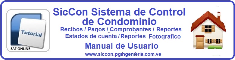 Manual SicCon Sistema de Control de pago de Condominio