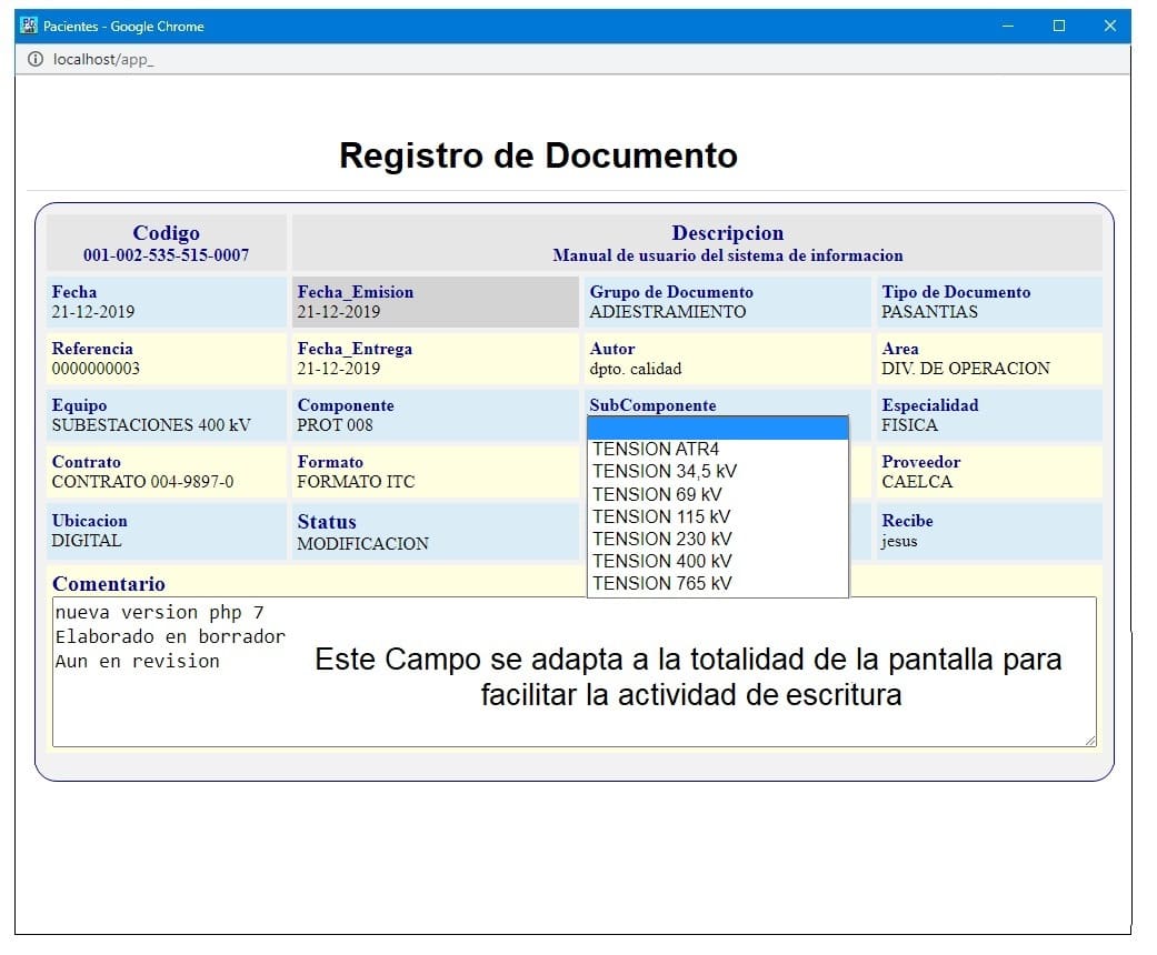 Formato para Registro de Documentos