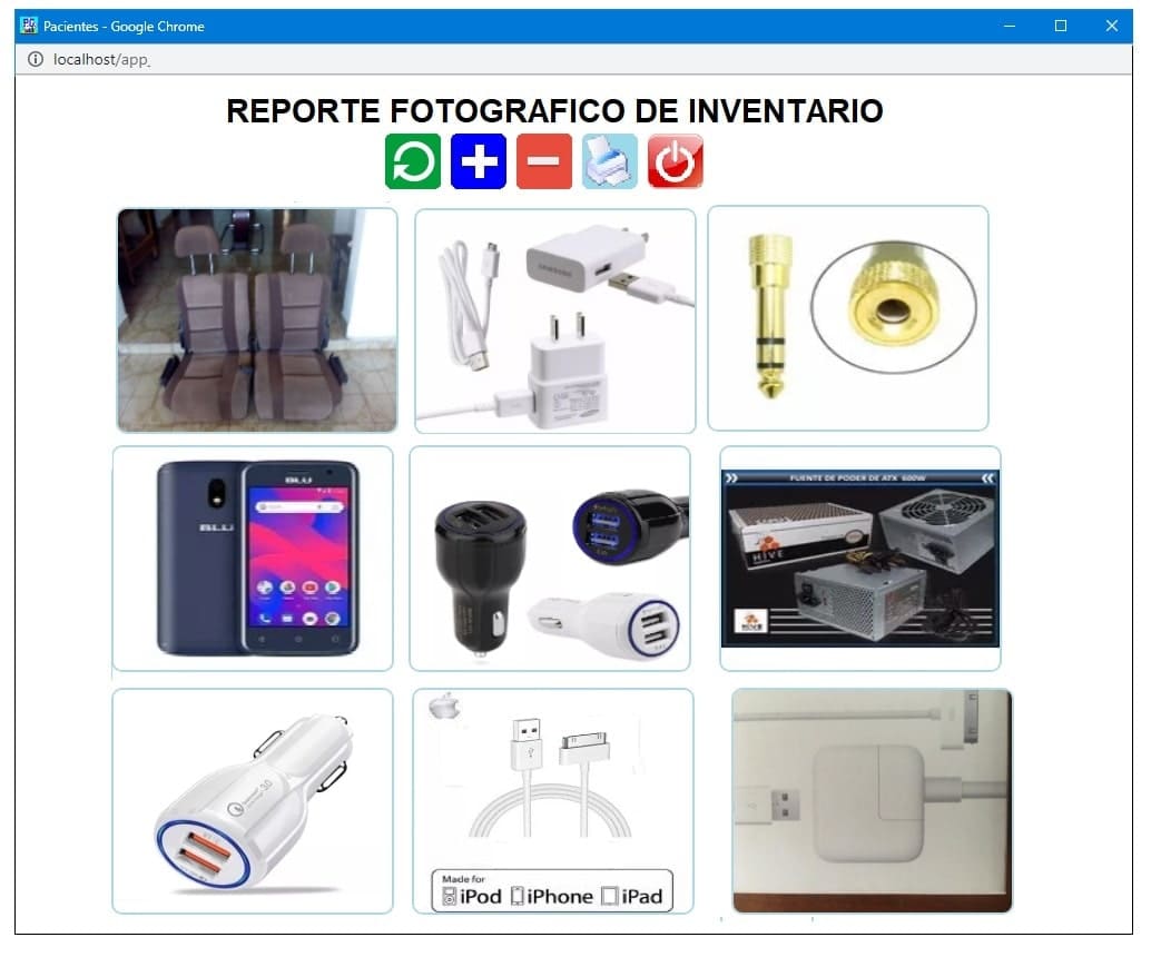 Muestra de Reporte