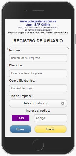 Completa los datos del Fovmulario de Registro