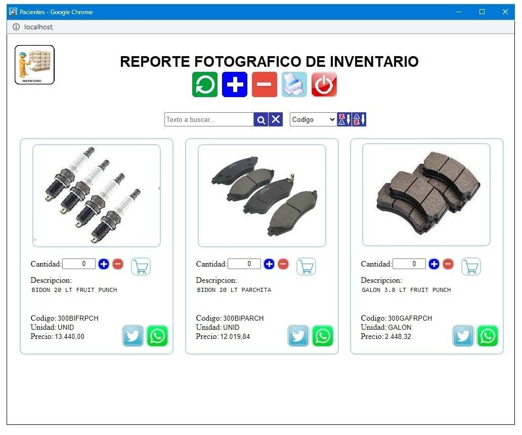 Muestra de Reporte